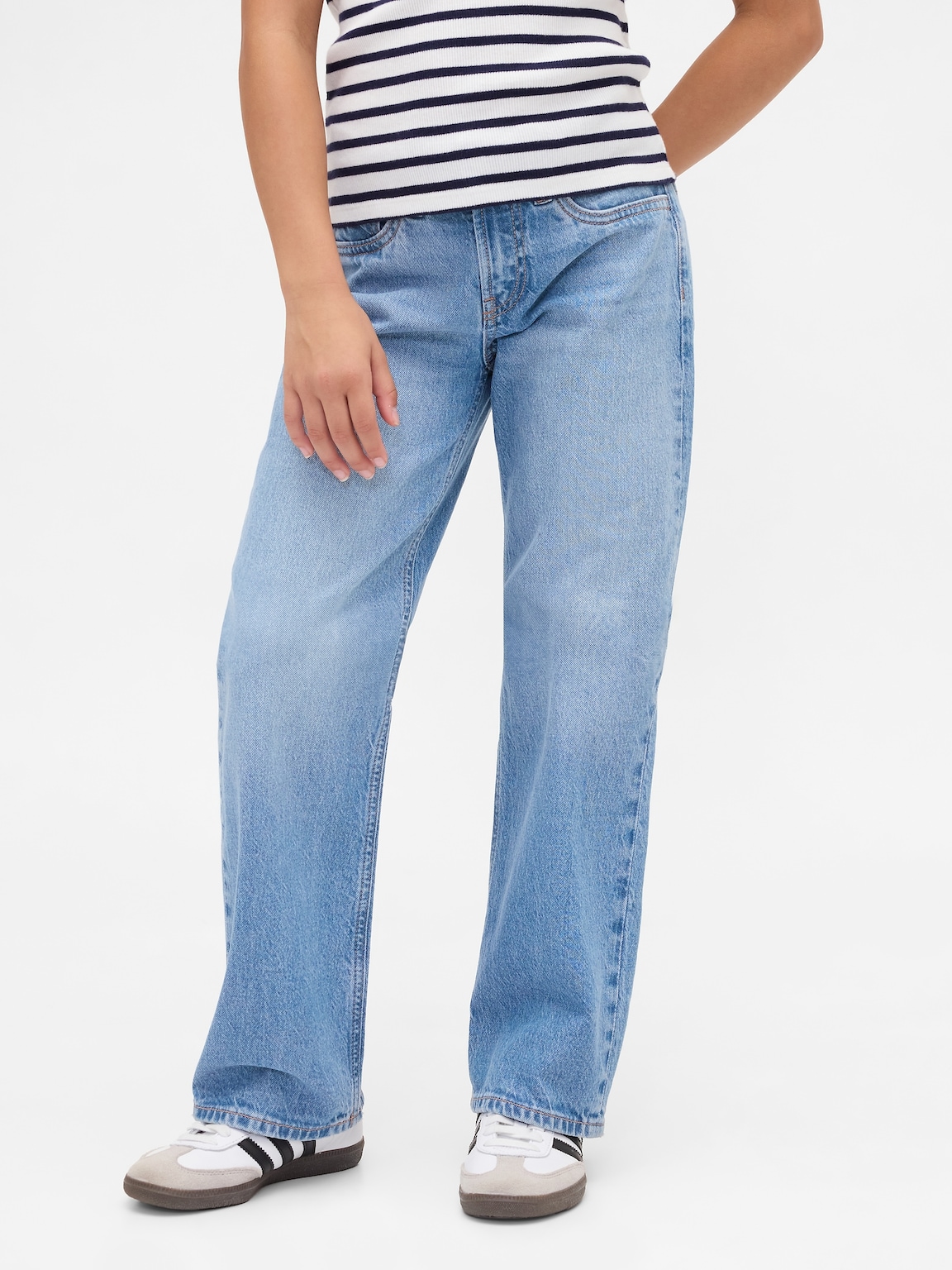 Kids Low Rise Straight Jeans