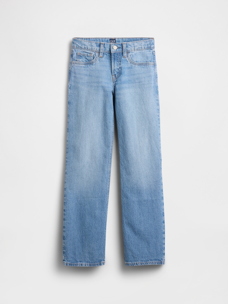 Kids Low Rise Straight Jeans