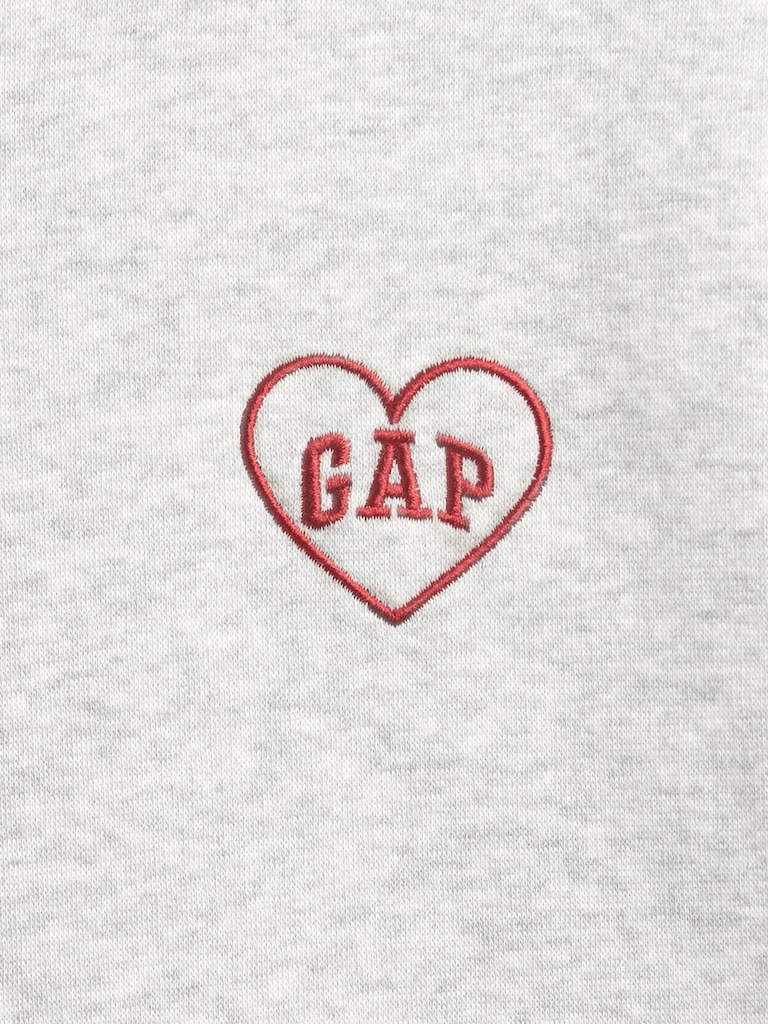 Kids Oversized Ruffle Collar Logo Sweatshirt Dress