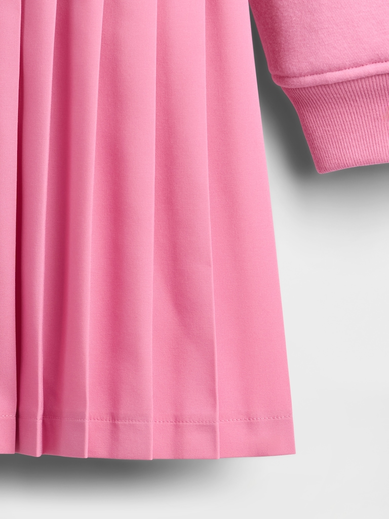 Kids VintageSoft Pleated Sweatshirt Dress
