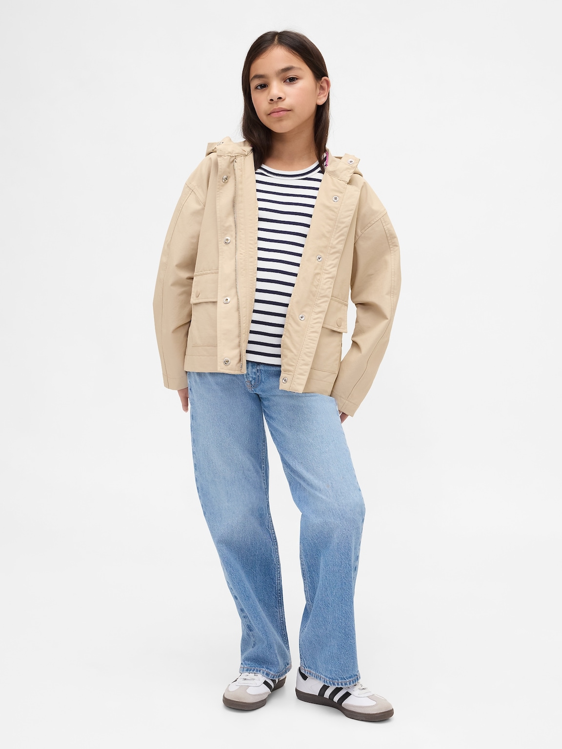 Kids Low Rise Straight Jeans