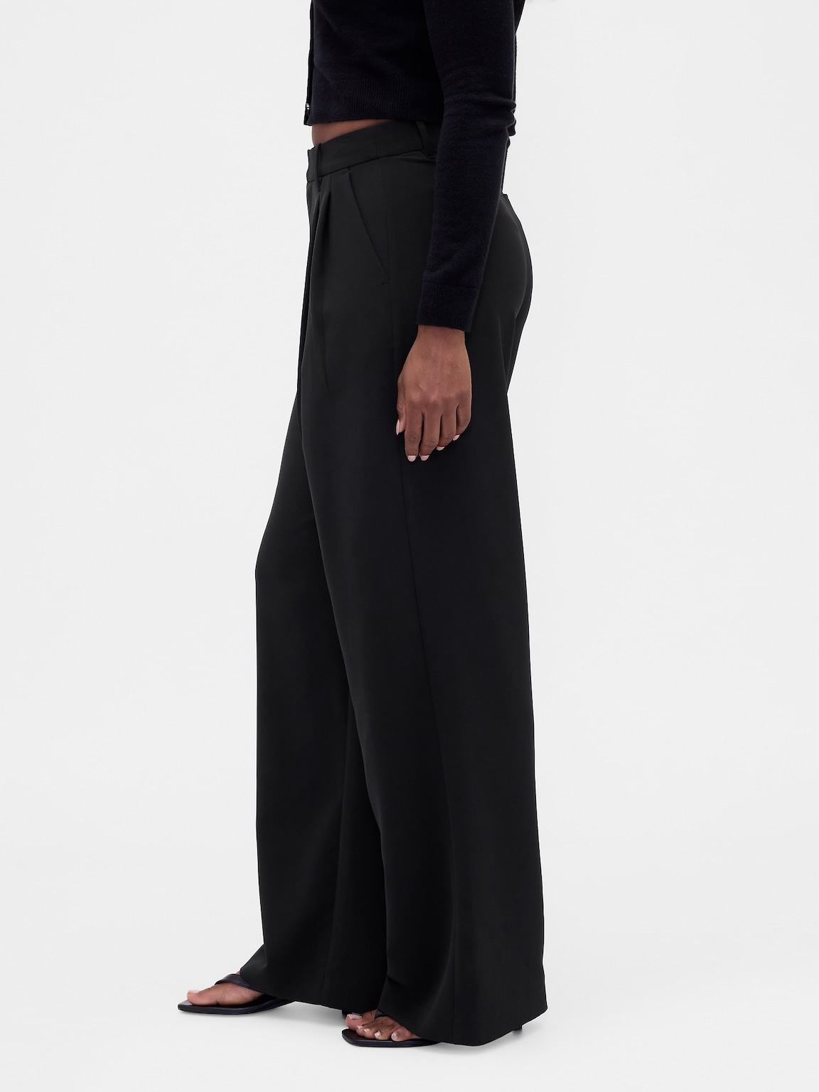 Curvy 365 High Rise Pleated Trousers