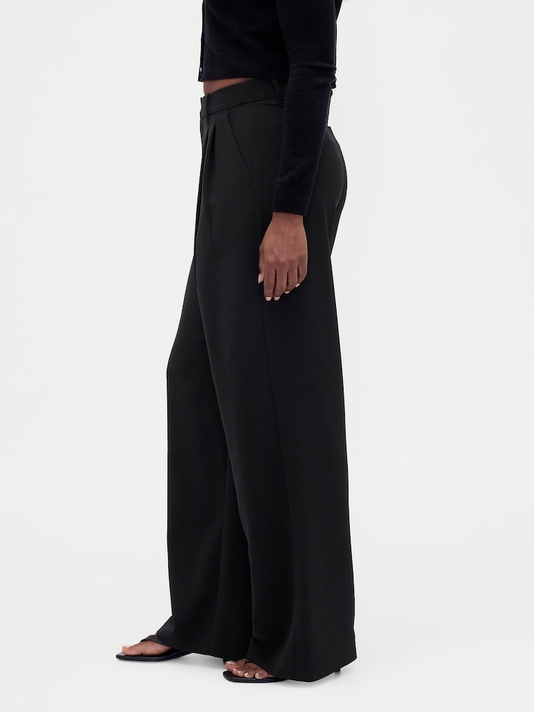 Curvy 365 High Rise Pleated Trousers