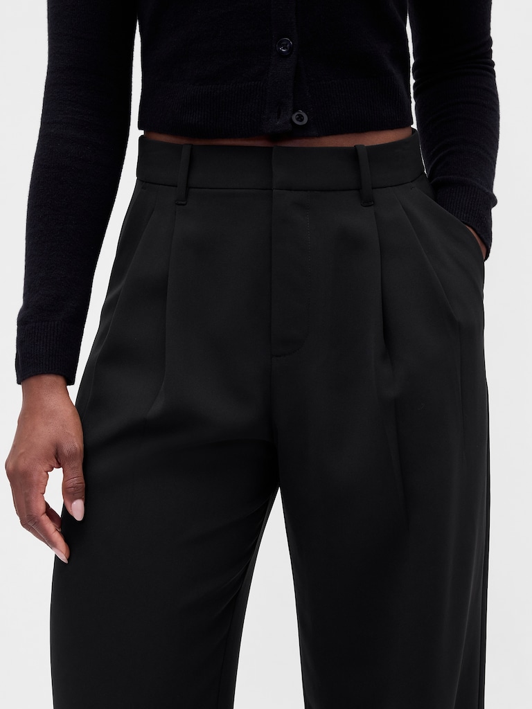 Curvy 365 High Rise Pleated Trousers