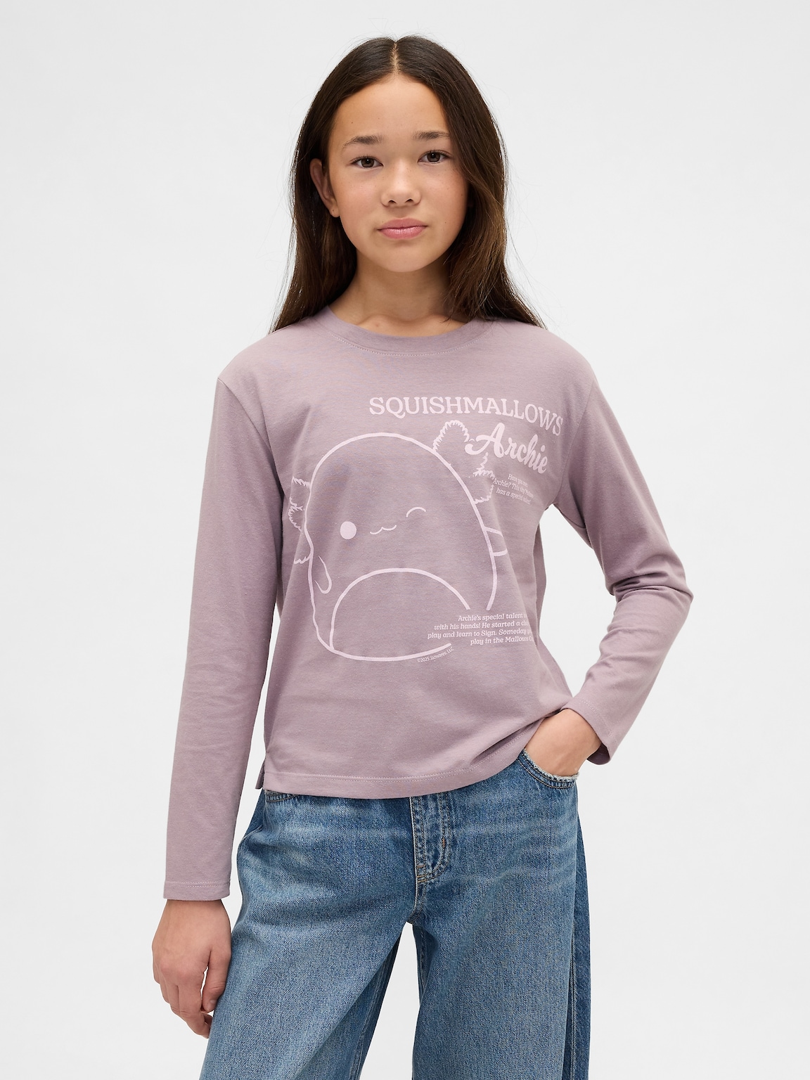 Kids Squishmallow Oversized Graphic T-Shirt