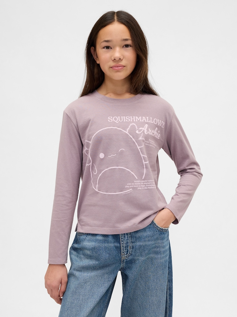 Kids Squishmallow Oversized Graphic T-Shirt