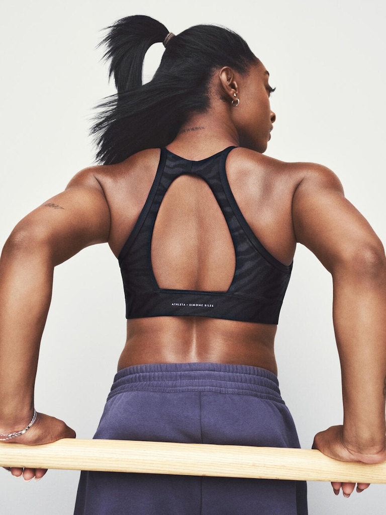 Simone Biles Shine High Neck Bra
