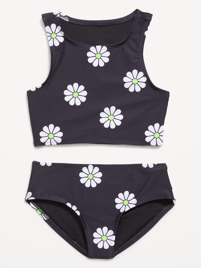 Printed Tankini Swim Set for Girls