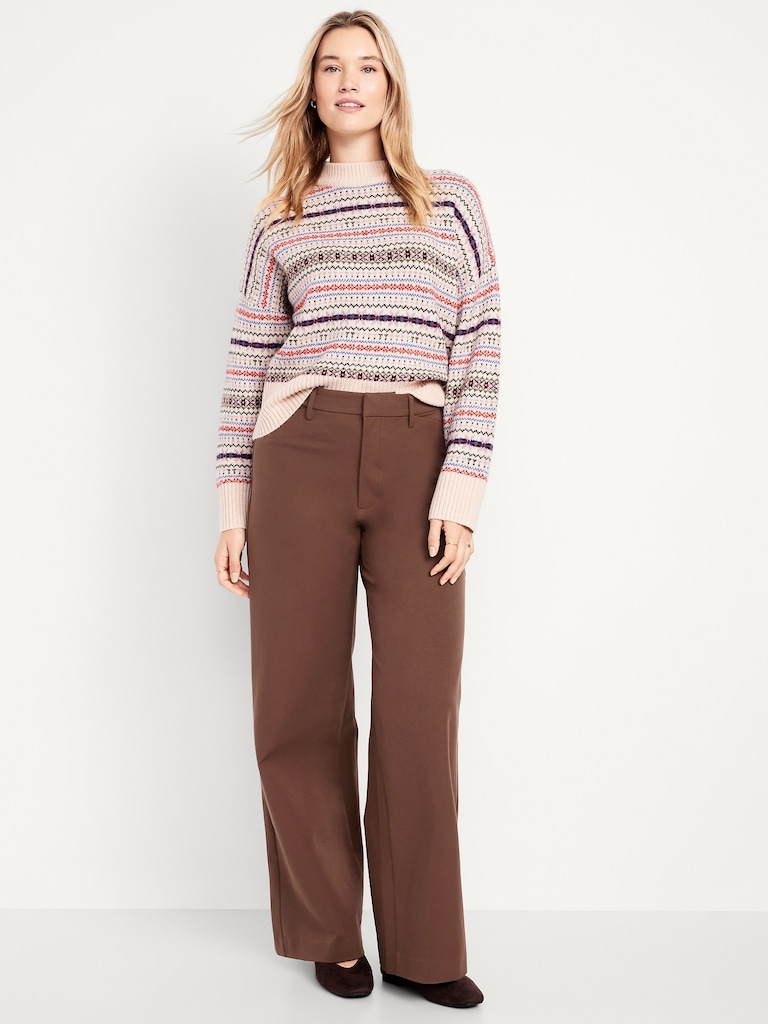 High-Waisted Pixie Super Wide-Leg Pants