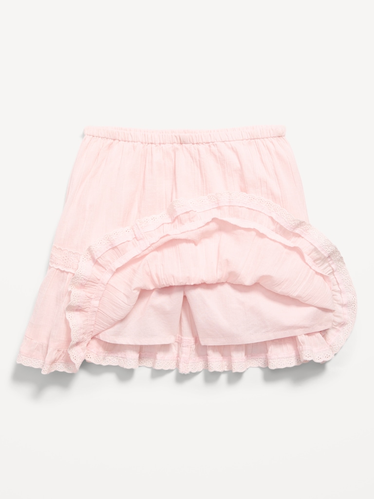 Crinkle Gauze Skort for Girls
