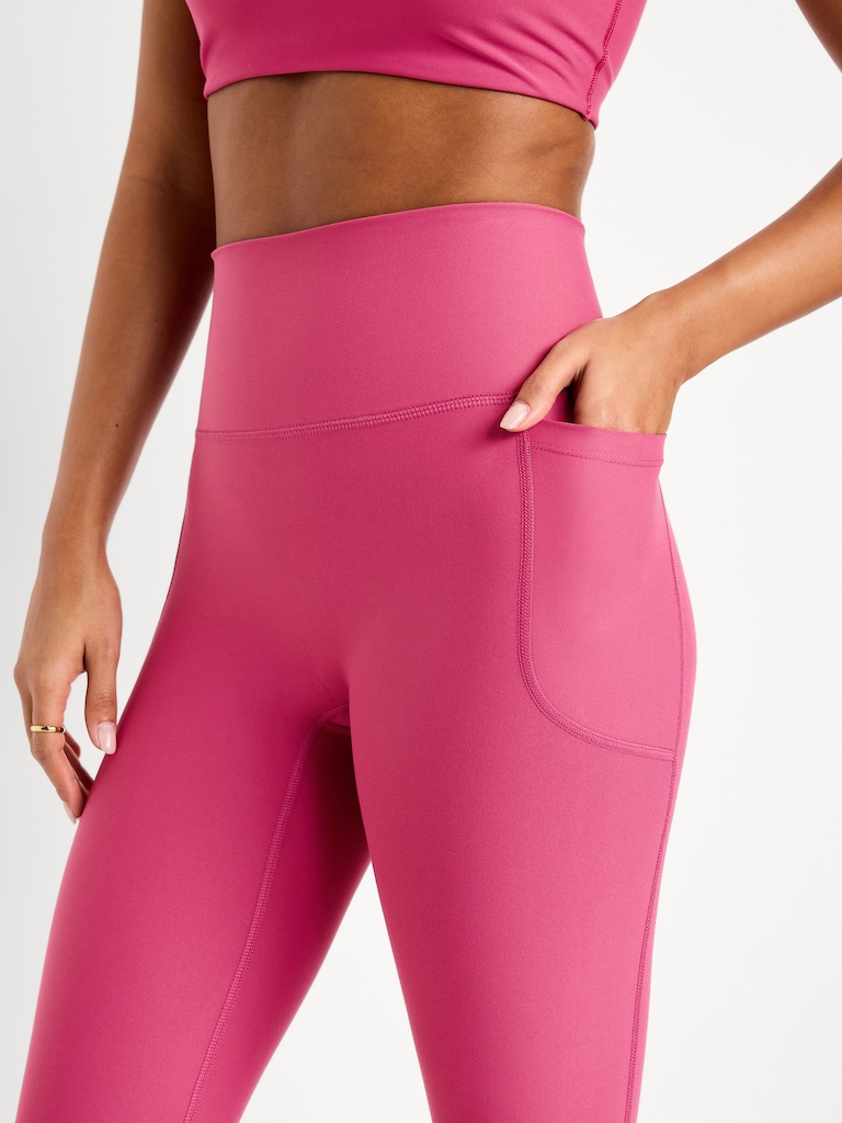 Extra-High Waisted PowerSoft Boundless 7/8 Pocket Leggings – No Front Seam