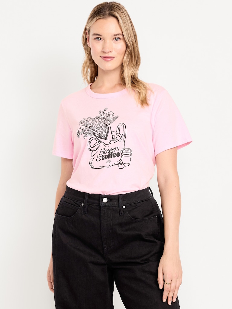 EveryWear Crew-Neck Graphic T-Shirt