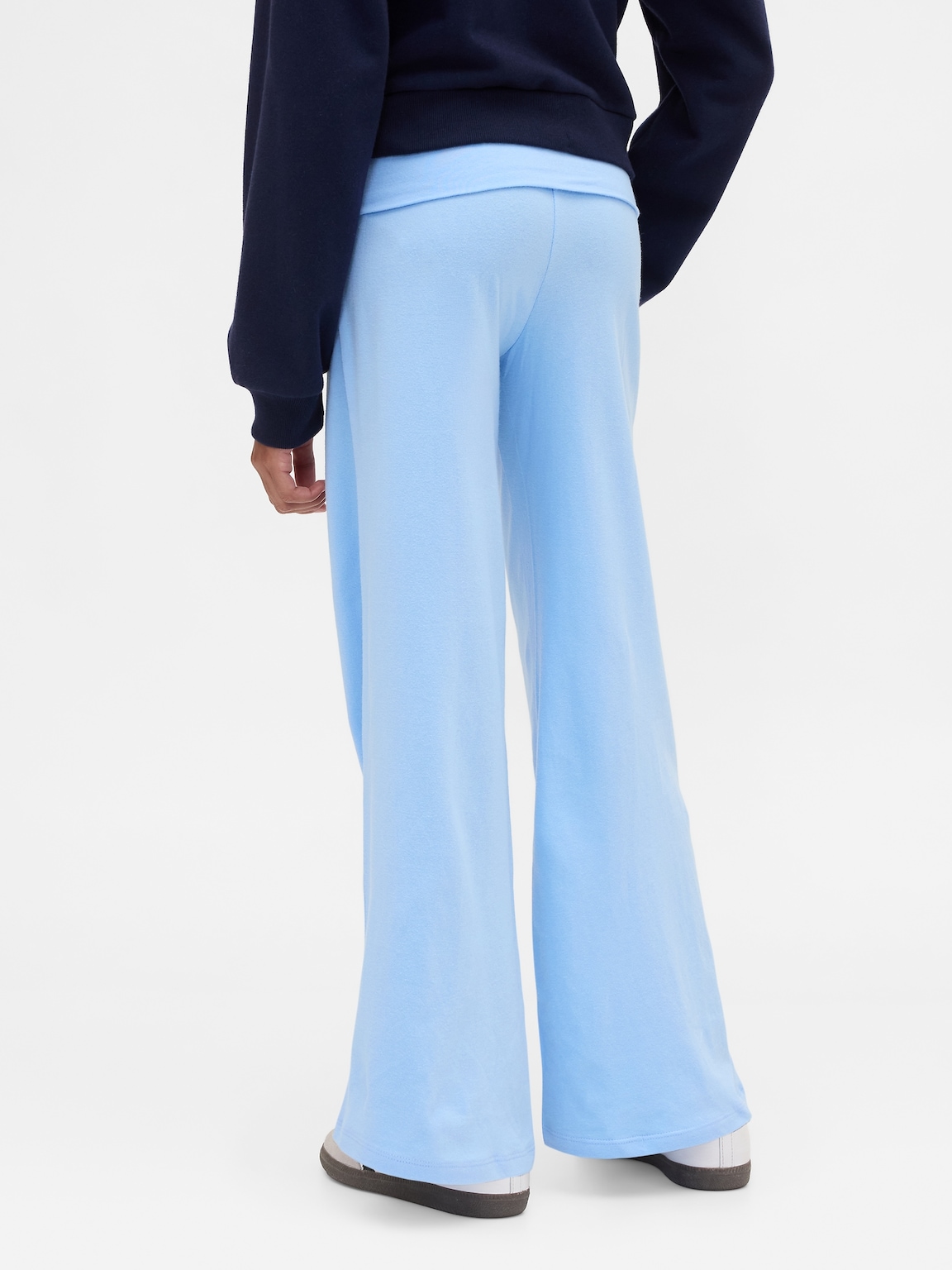 Kids Wide-Leg Foldover Leggings