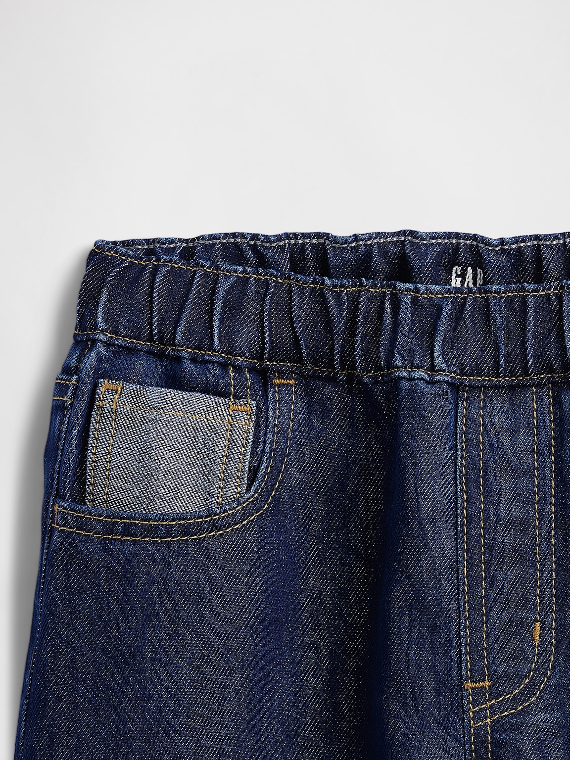 Kids Low Rise Baggy Metallic Jeans