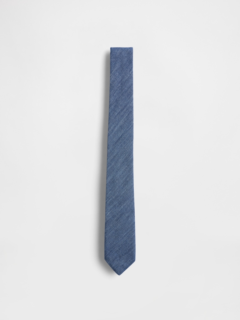 GapStudio Chambray Skinny Tie