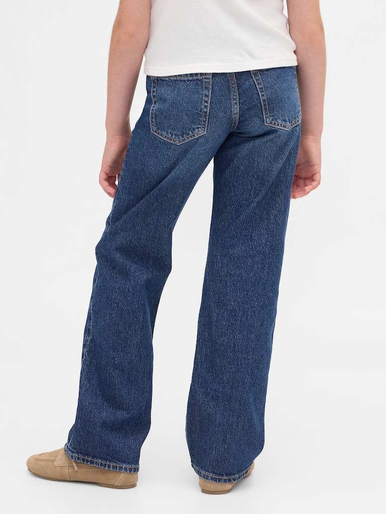 Kids Low Rise Straight Jeans