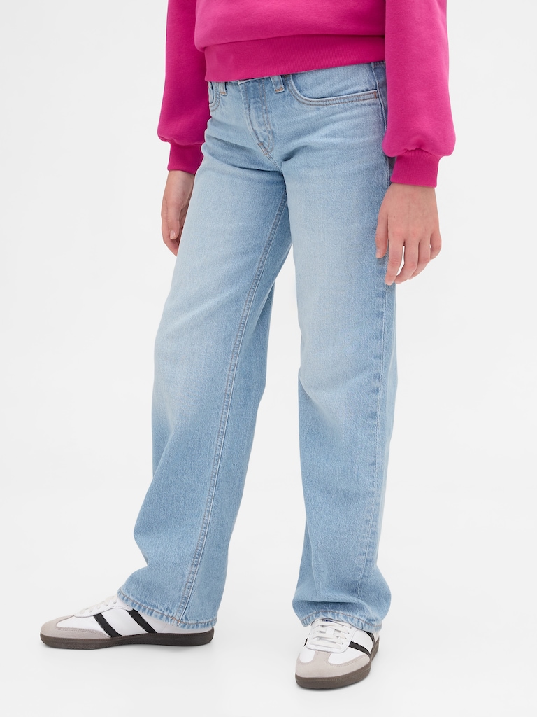 Kids Low Rise Straight Jeans