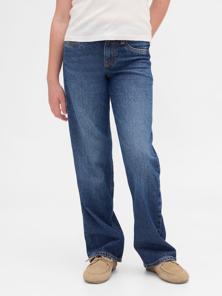 Kids Low Rise Straight Jeans