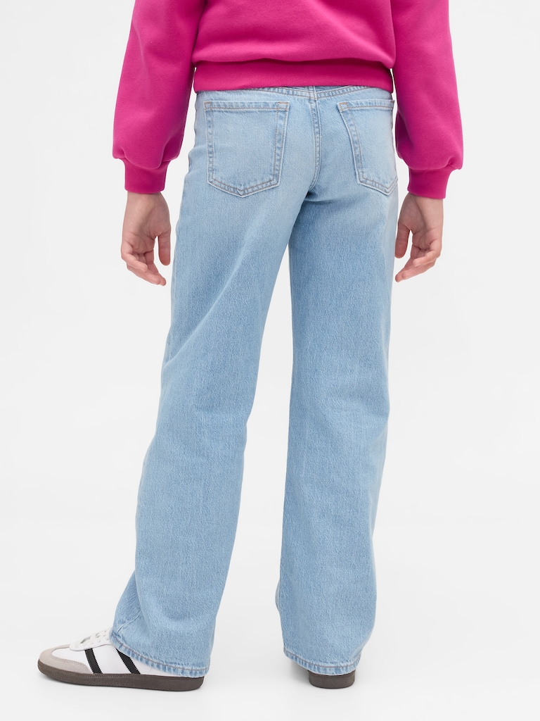 Kids Low Rise Straight Jeans