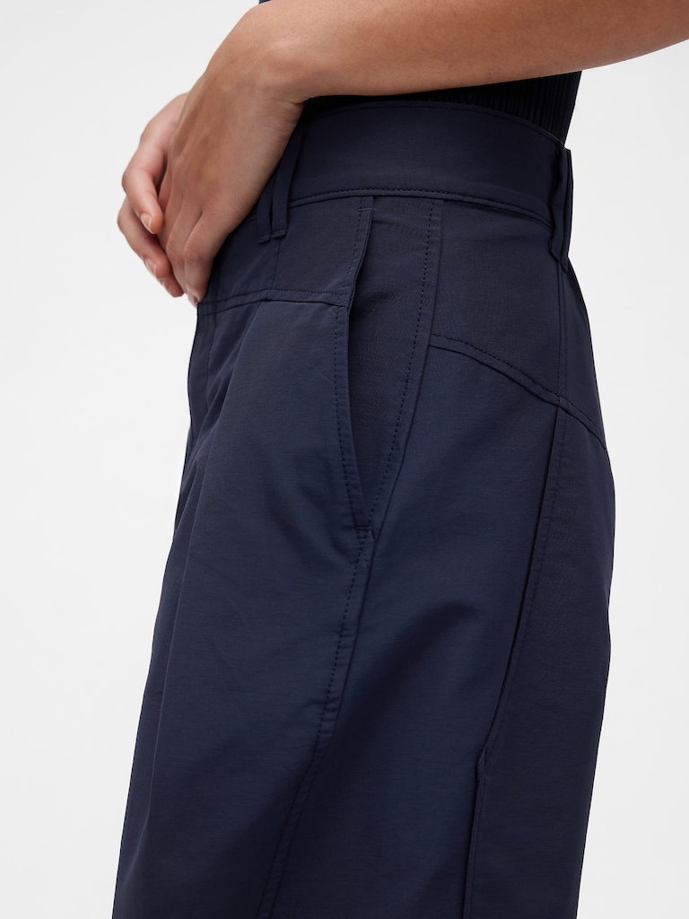 GapStudio High Rise Barrel Trousers
