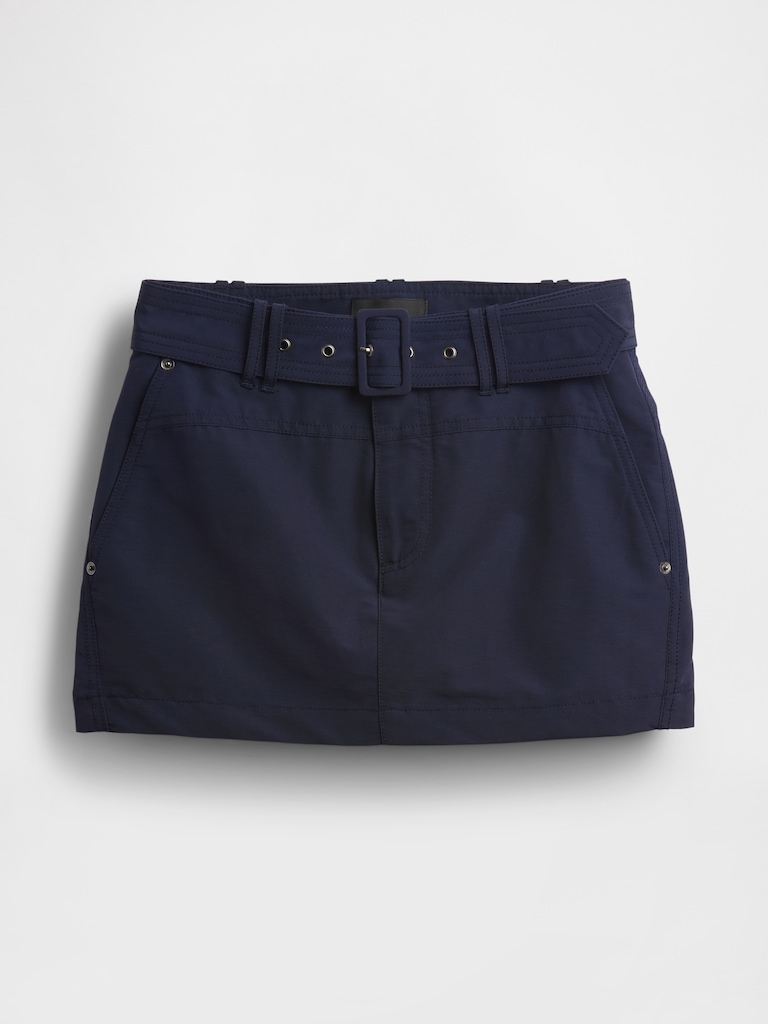 GapStudio Belted Mini Skirt