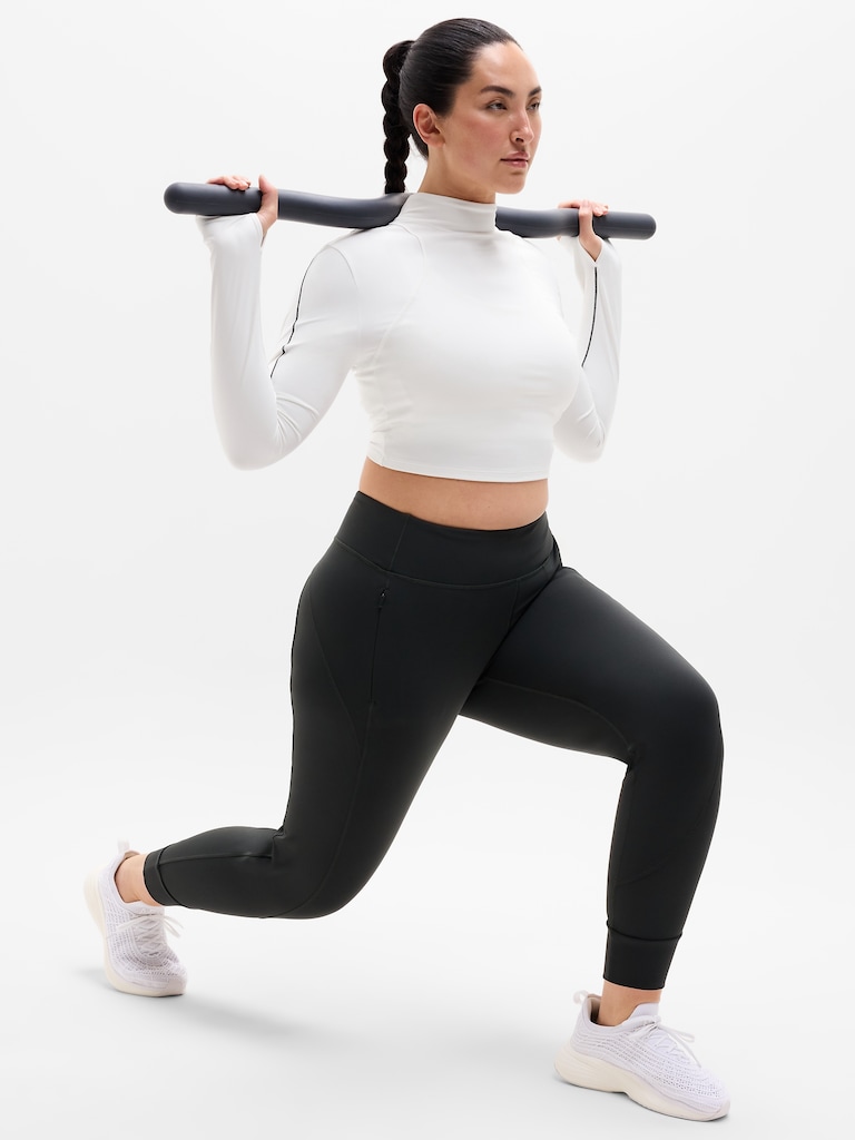 Summit Mesh Crop Top