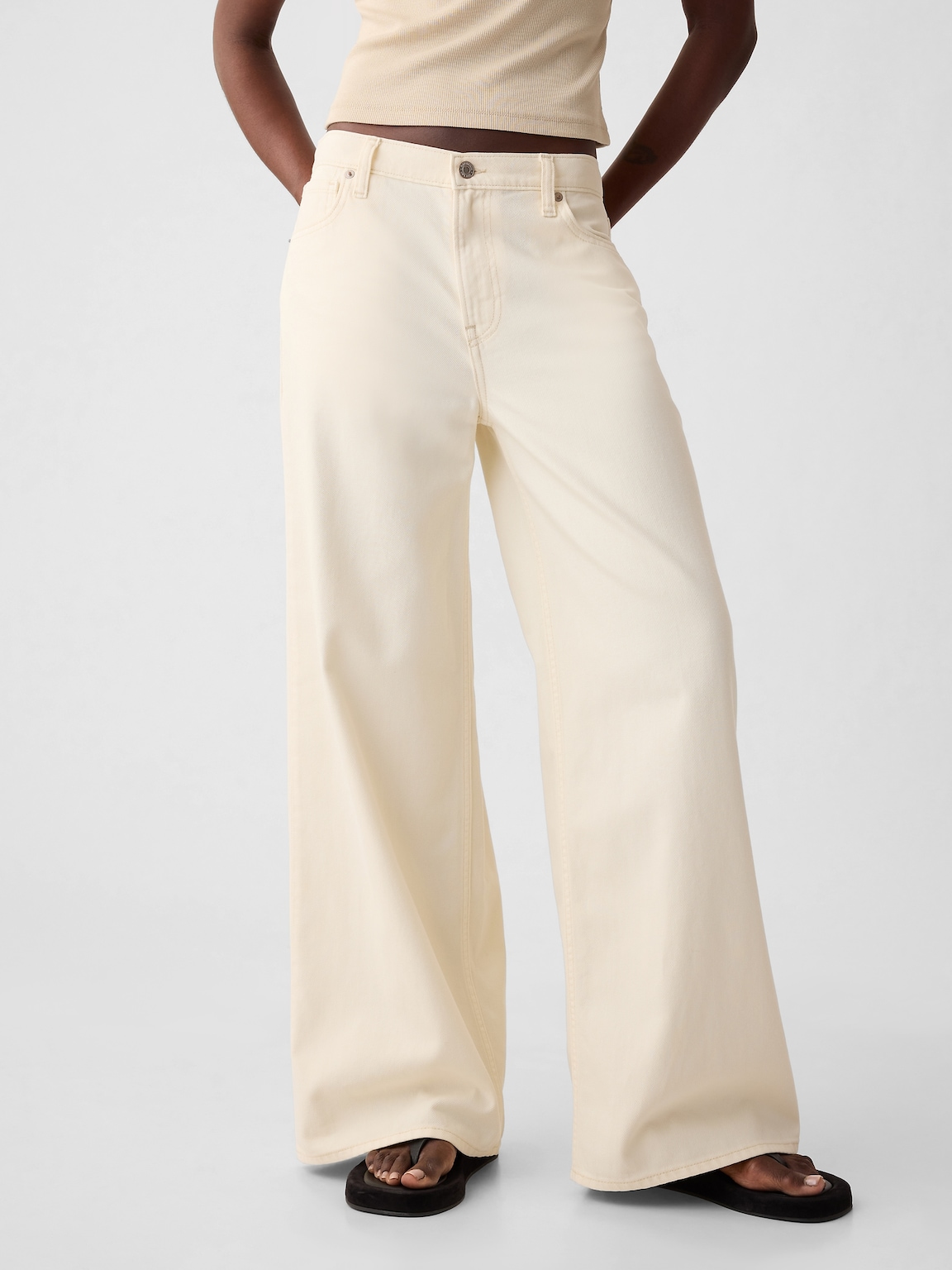 Mid Rise UltraSoft Baggy Jeans