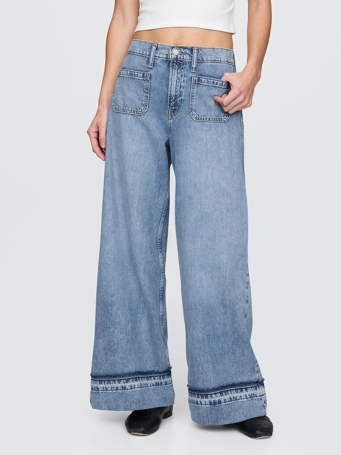 Mid Rise UltraSoft Baggy Jeans