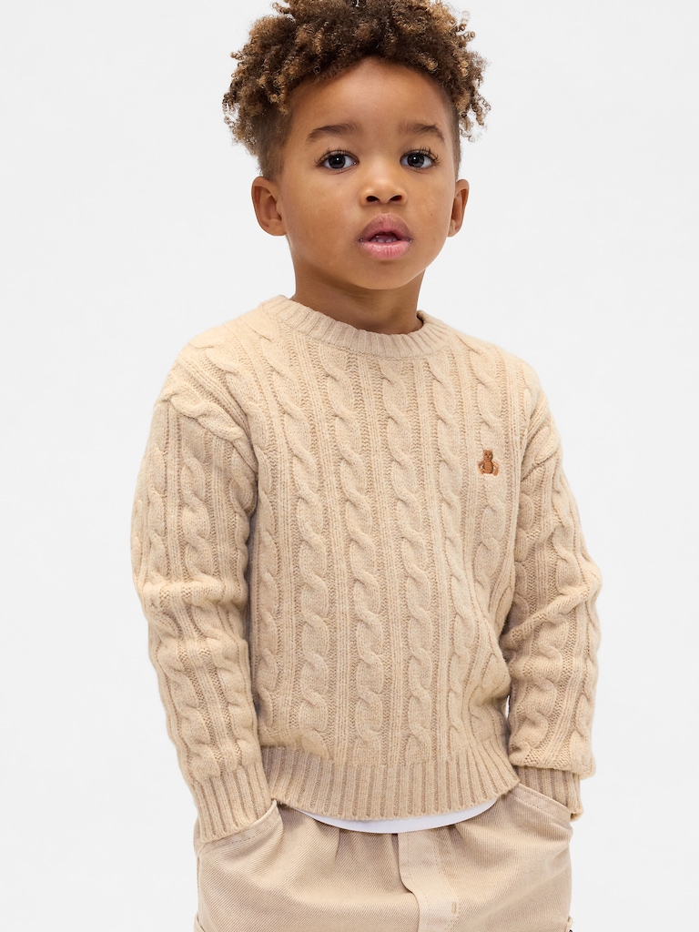 Baby & Toddler CashSoft Cable-Knit Sweater
