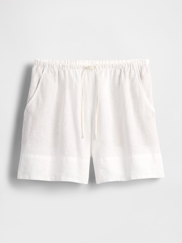 100% Linen Easy Shorts