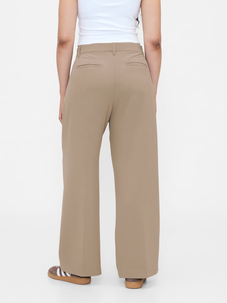 365 Low Rise Pleated Wide-Leg Trousers