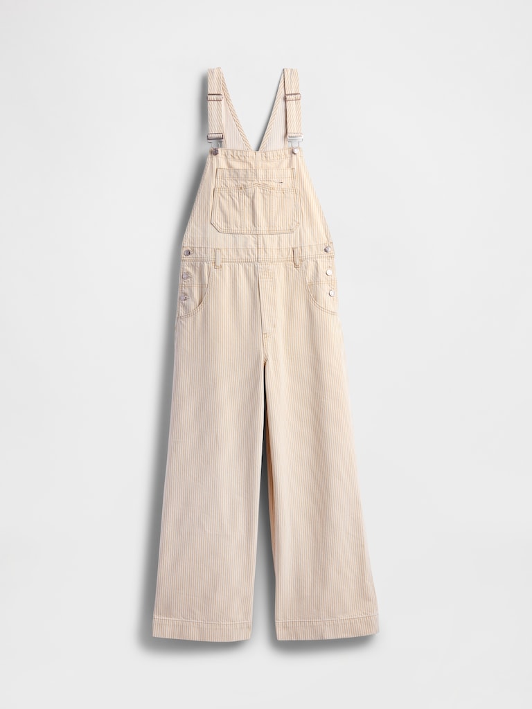 Denim Baggy Overalls