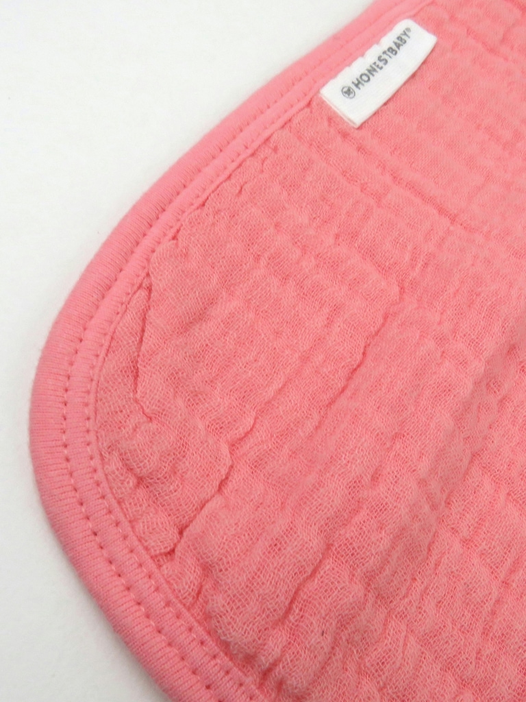 Honest Baby Clothing 5 Pack Organic Cotton Multi Layer Woven Burp Cloths