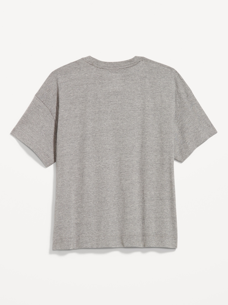 College Crew-Neck T-Shirt for Women