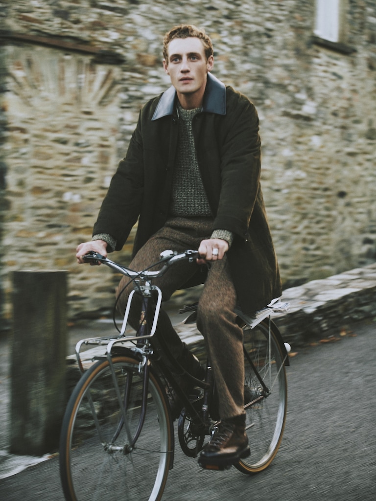 Nubuck Leather Car Coat