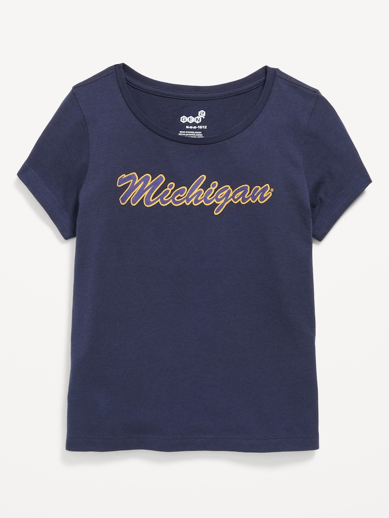 College Graphic T-Shirt for Girls
