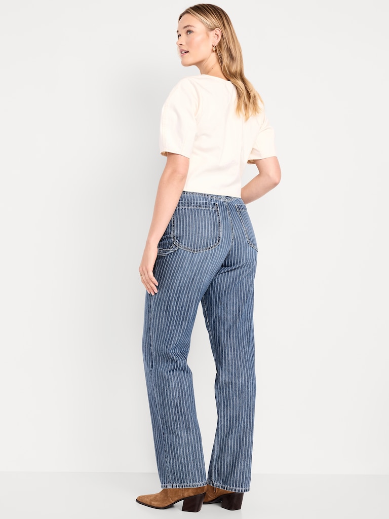 High-Waisted OG Loose Rigid Jeans