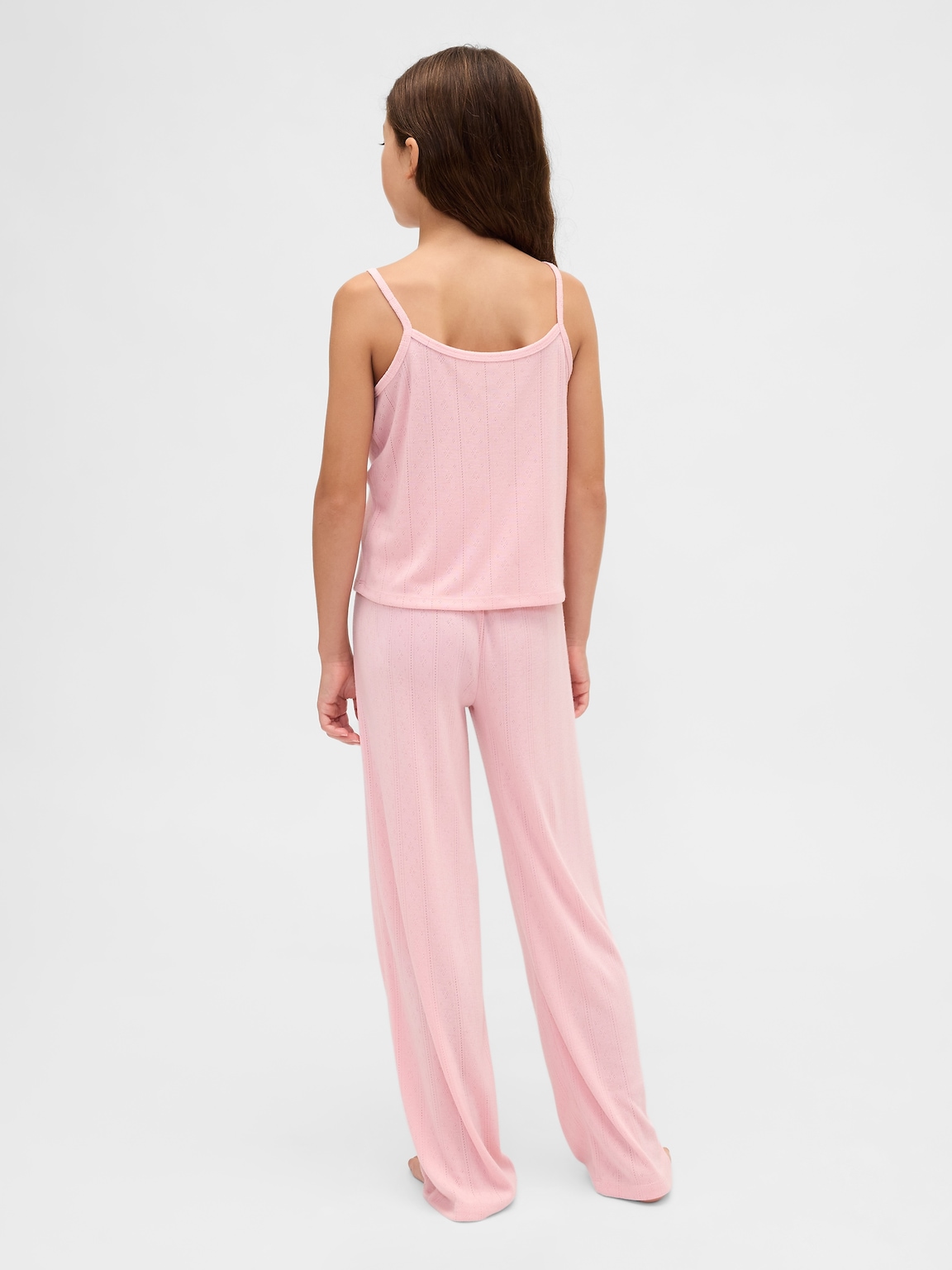 Kids Recycled Pointelle Tank PJ Set