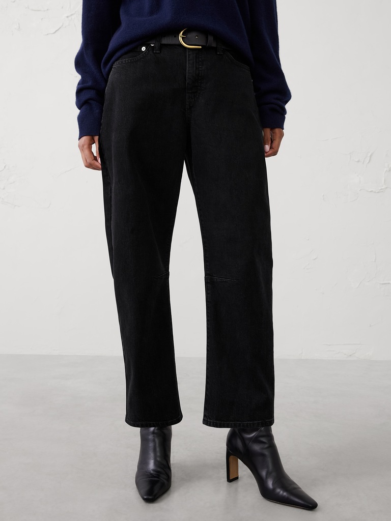 Barrel Mid-Rise Jean