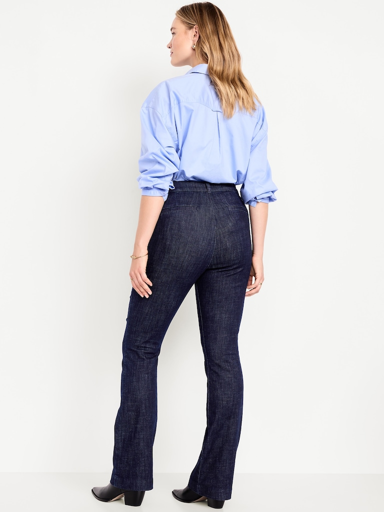 High-Waisted Pixie Flare Pants