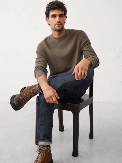 brown dress sweater men Mevan