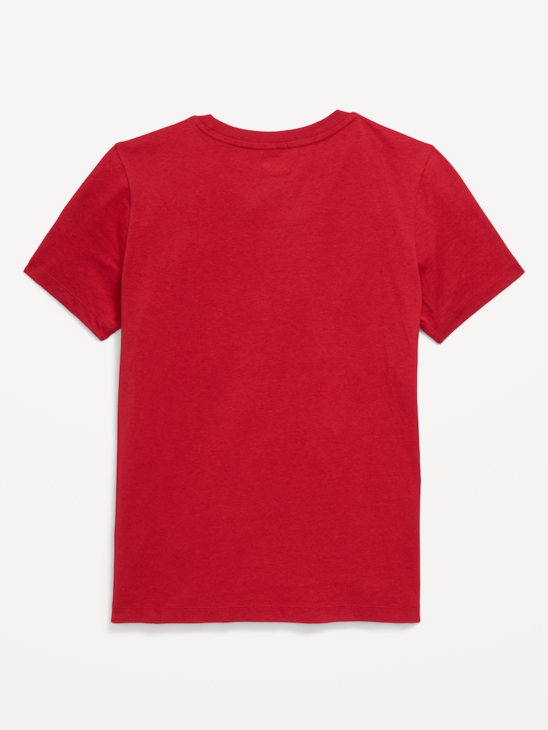 College Graphic Gender-Neutral T-Shirt for Kids