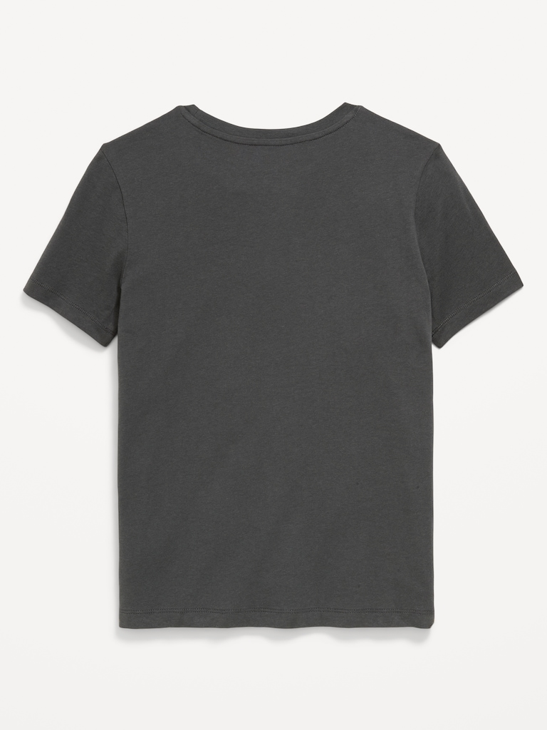 College Graphic Gender-Neutral T-Shirt for Kids