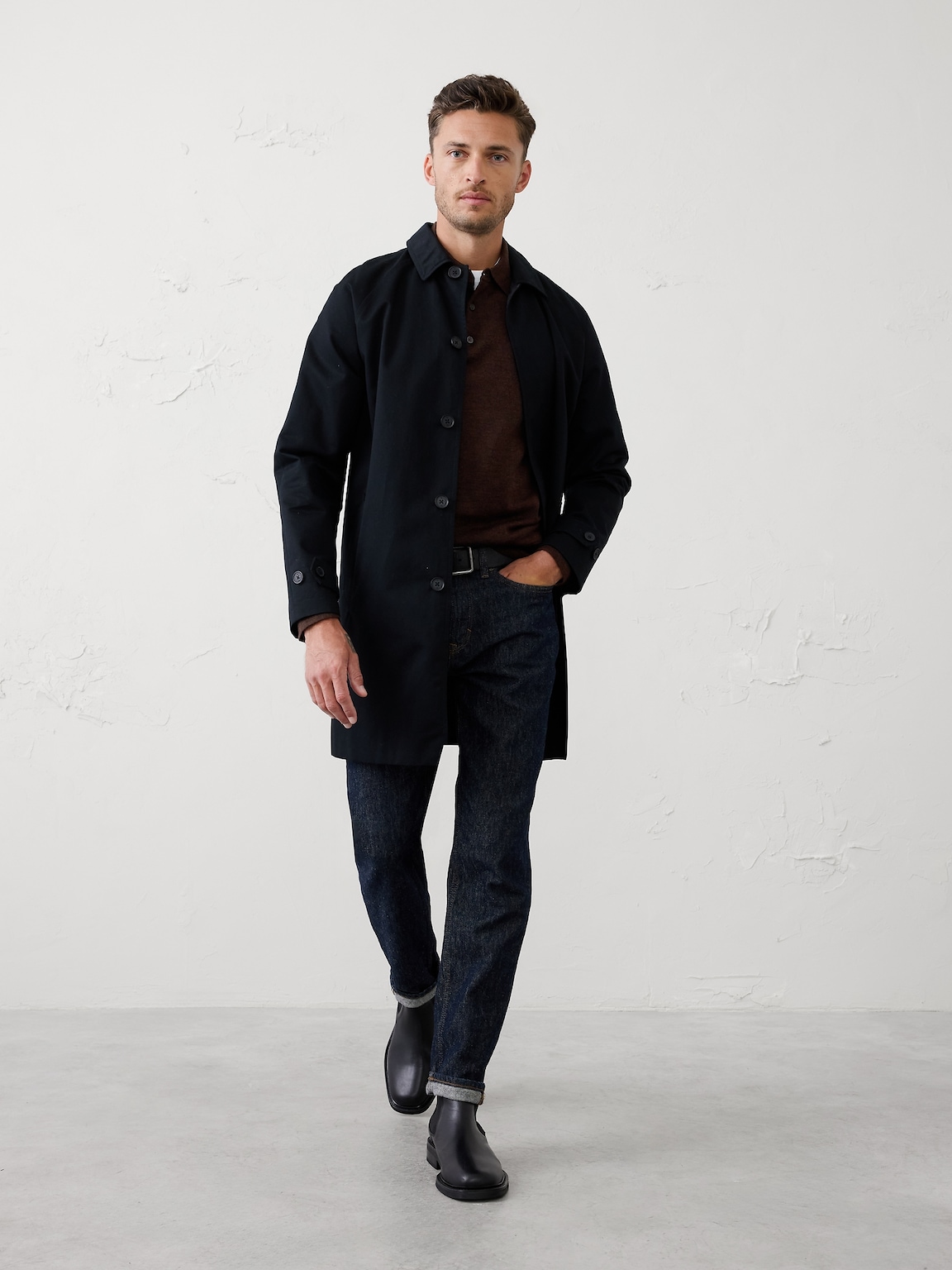 Merino Wool Sweater Polo