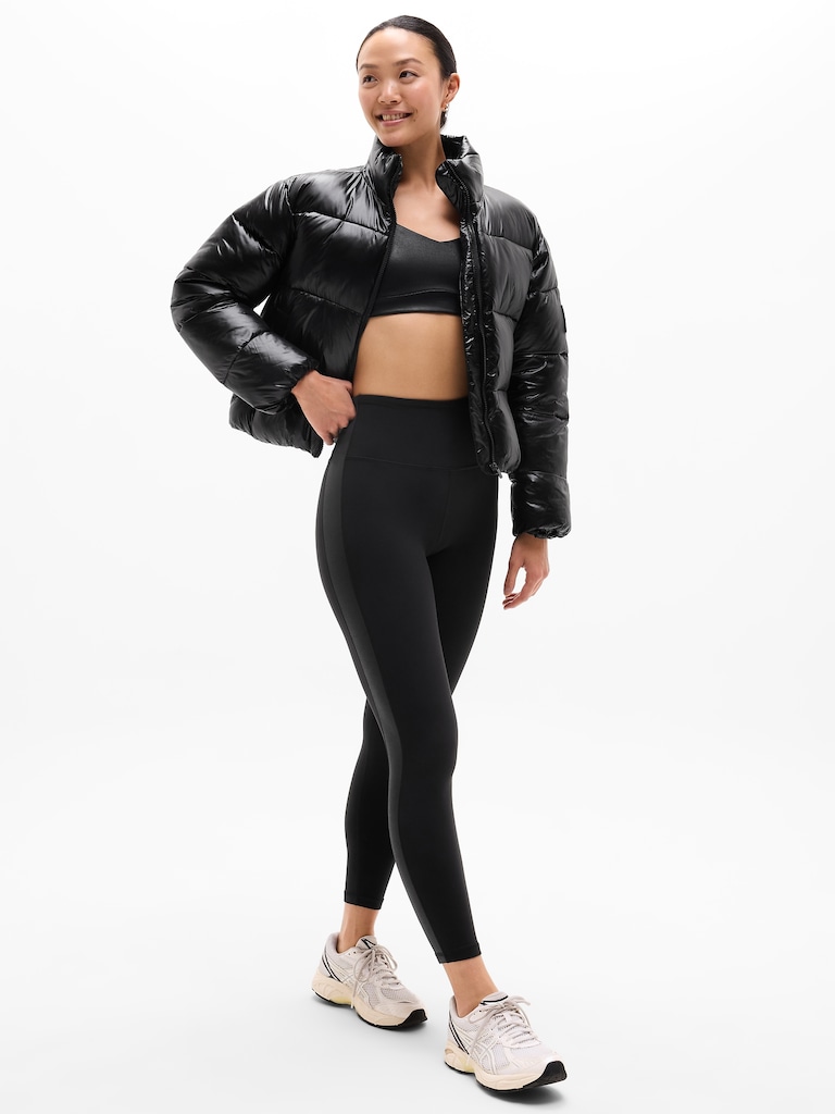 Elation Ultra High Rise Shine Sport Stripe 7/8 Legging