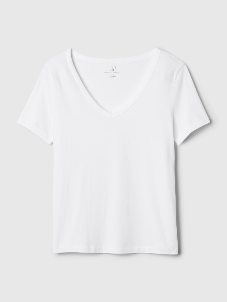 Organic Cotton VintageSoft V-Neck T-Shirt