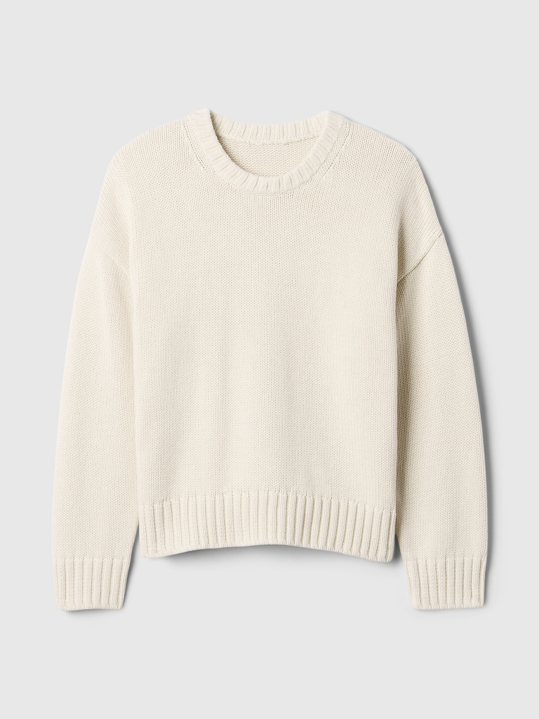 100% Cotton Relaxed Sweater