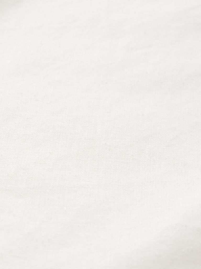 Linen-Blend Midi Skirt