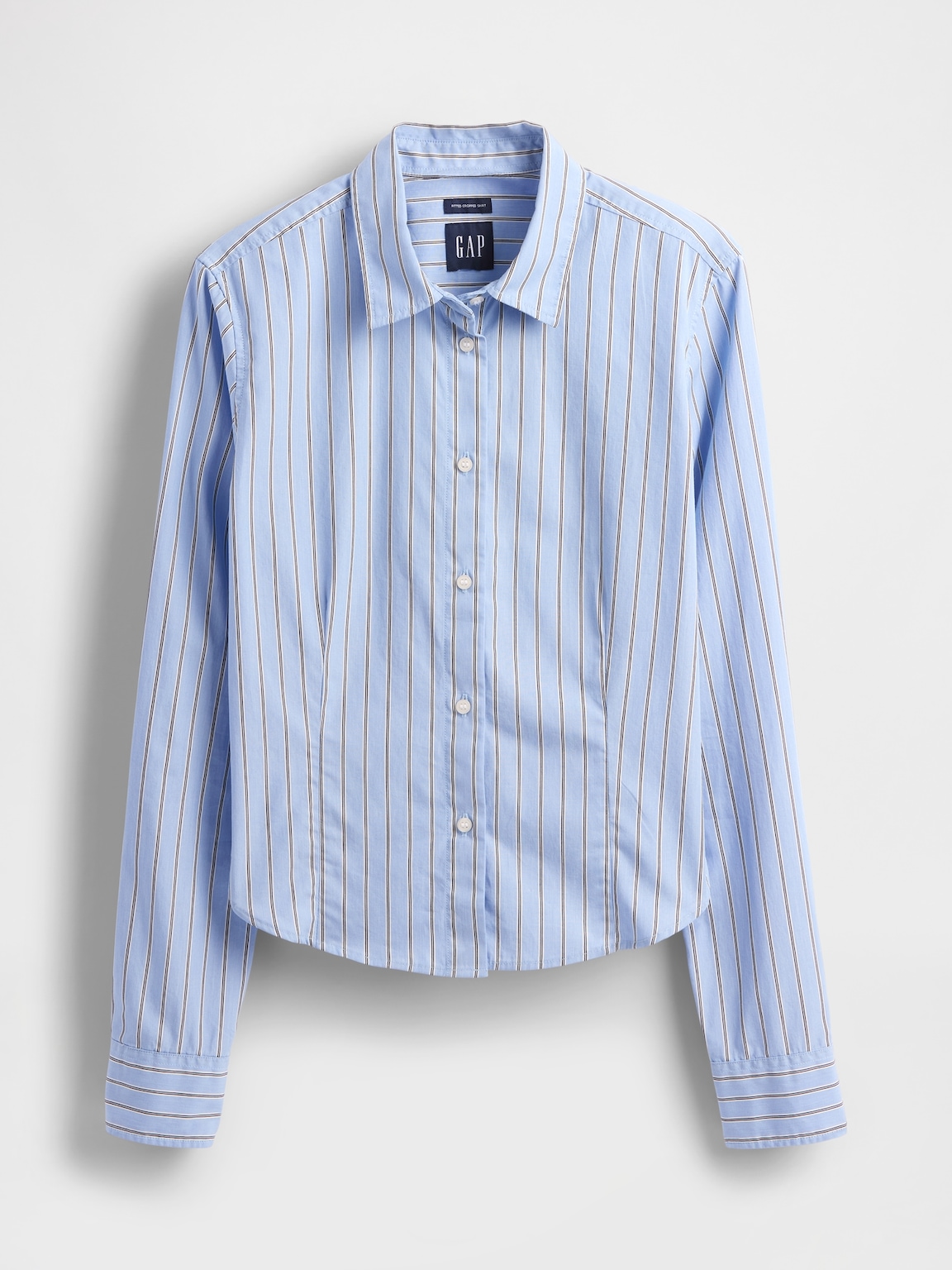 Organic Cotton Fitted Crop Shirt