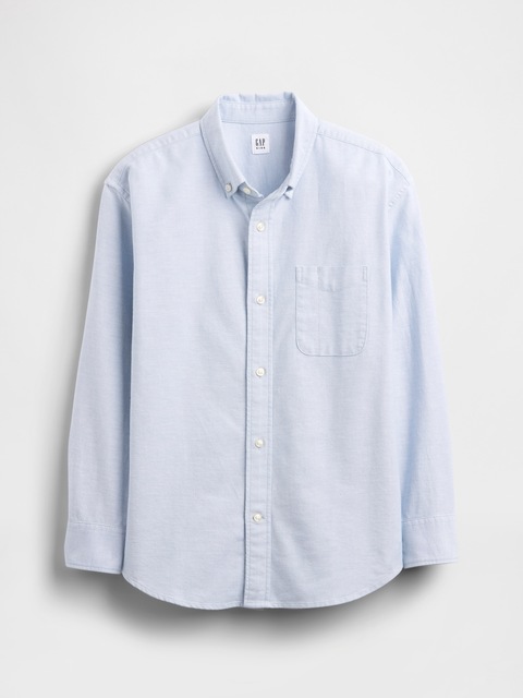 Kids Uniform Relaxed Oxford Shirt